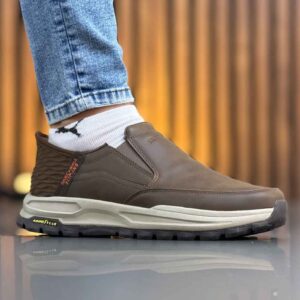 کتونی اسکیچرز چرم کارمندی